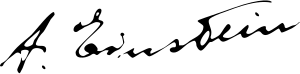 Albert Einstein signature.svg