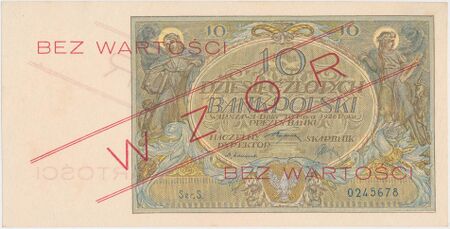 Wzór 10 złotych 1926 awers.jpg