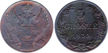 3 grosze 1835